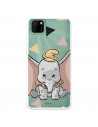 Funda para Huawei Y5p Oficial de Disney Dumbo Silueta Transparente - Dumbo