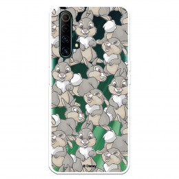 Funda para Realme X50 Oficial de Disney Tambor Patrones - Bambi