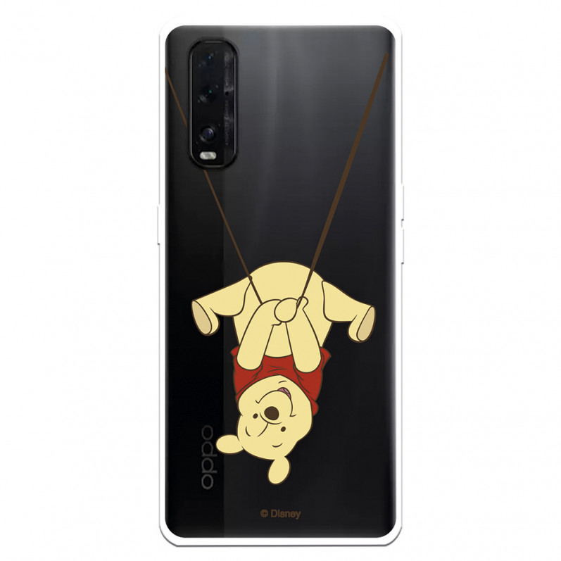 Funda para Oppo Find X2 Oficial de Disney Winnie  Columpio - Winnie The Pooh