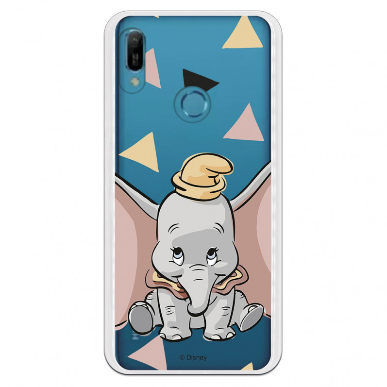 Funda para Huawei Y6S Oficial de Disney Dumbo Silueta Transparente - Dumbo