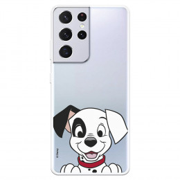 Funda para Samsung Galaxy S21 Ultra Oficial de Disney Cachorro Sonrisa - 101 Dálmatas