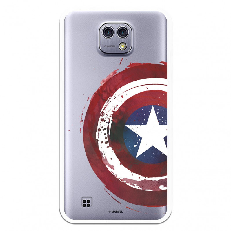 Carcasa Oficial Escudo Capitan America para LG X Cam- La Casa de las Carcasas