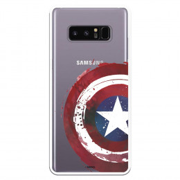 Carcasa Oficial Escudo Capitan America para Samsung Galaxy Note 8- La Casa de las Carcasas