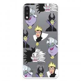 Funda para LG K22 Oficial de Disney Villanas Patrón - Villanas Disney