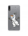 Funda para LG K22 Oficial de Disney Olaf Transparente - Frozen