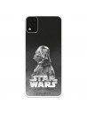 Funda para LG K42 Oficial de Star Wars Darth Vader Fondo negro - Star Wars