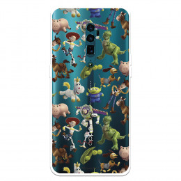 Funda para Oppo Reno 10 X Zoom Oficial de Disney Muñecos Toy Story Siluetas - Toy Story