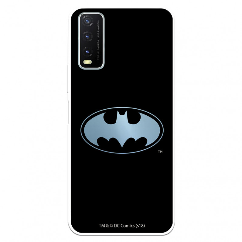 Funda para VIVO Y20S Oficial de DC Comics Batman Logo Transparente - DC Comics