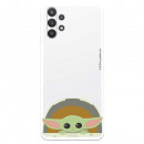 Funda para Samsung Galaxy A32 5G Oficial de Star Wars Baby Yoda Sonrisas - The Mandalorian