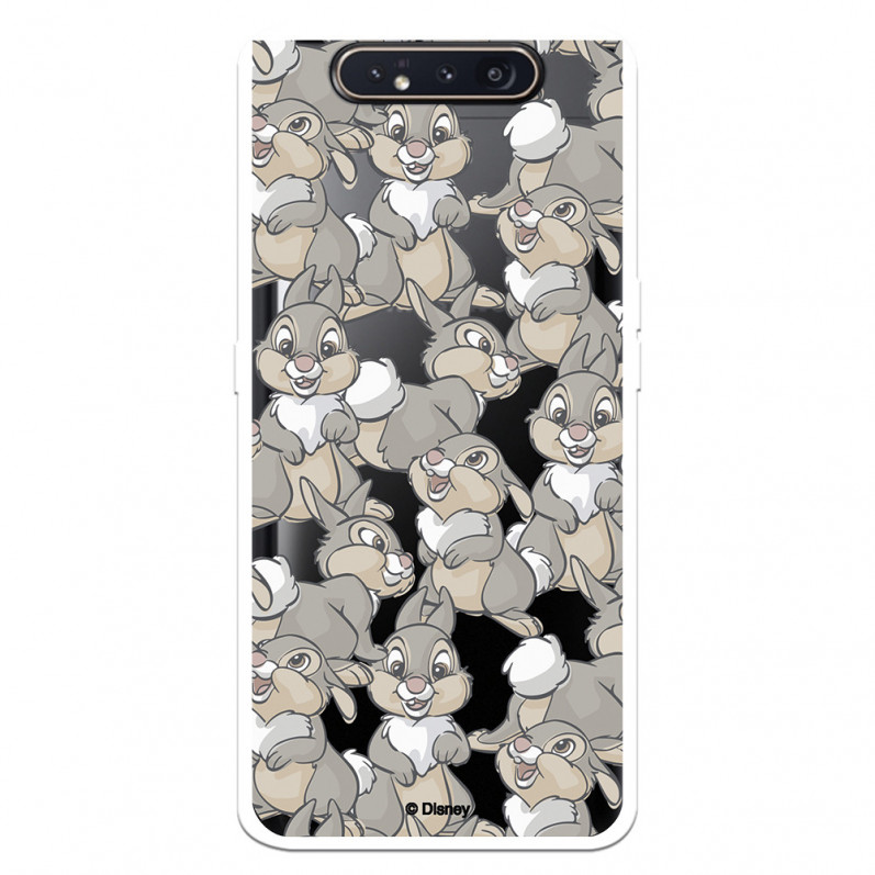 Funda para Samsung Galaxy A80 Oficial de Disney Tambor Patrones - Bambi