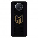 Etui Atlético de Madrid do Xiaomi Redmi Note 9T Gold Crest, czarne tło – oficjalna licencja Atlético de Madrid