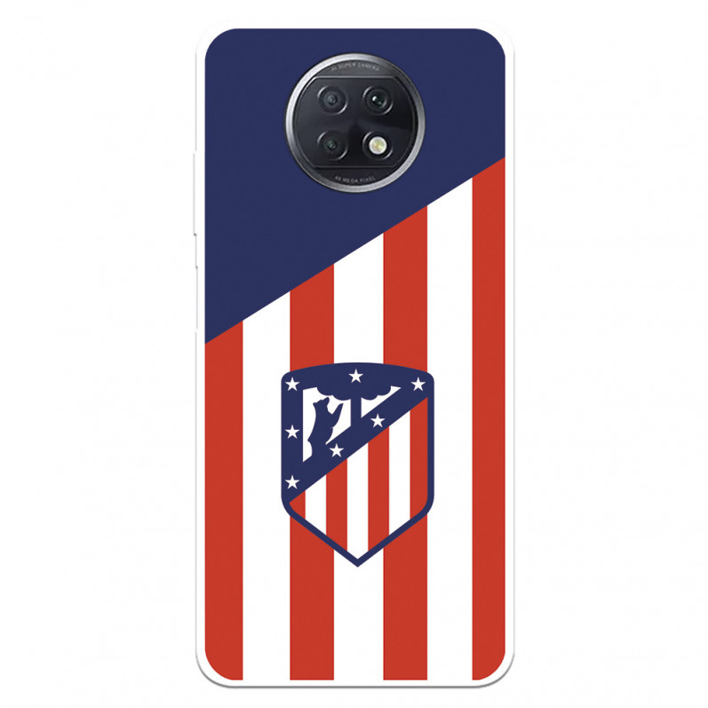 Etui Atlético de Madrid na Xiaomi Redmi Note 9T Tło herbu Atlético de Madrid — oficjalna licencja Atlético de Madrid