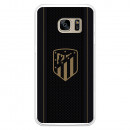 Atlético de Madrid Gold Crest Czarne tło Etui Samsung Galaxy S7 — oficjalna licencja Atlético de Madrid