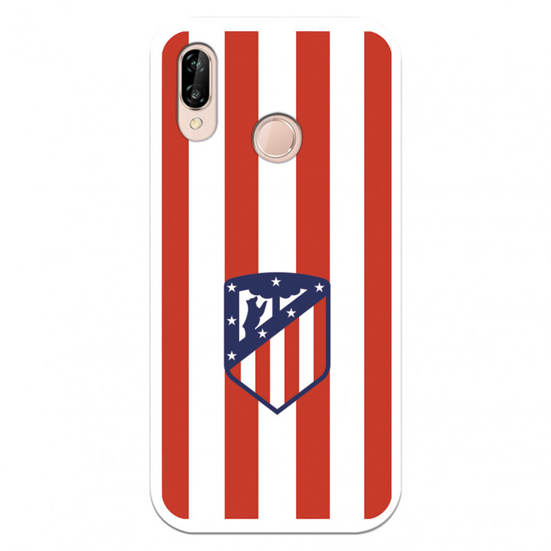 Etui Huawei P20 Lite Atlético de Madrid czerwono-białe godło — oficjalna licencja Atlético de Madrid