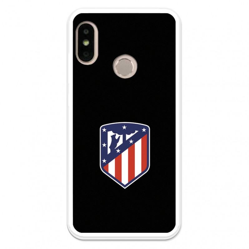 Etui Atlético de Madrid Crest do Xiaomi Mi A2 Lite czarne tło – oficjalna licencja Atlético de Madrid