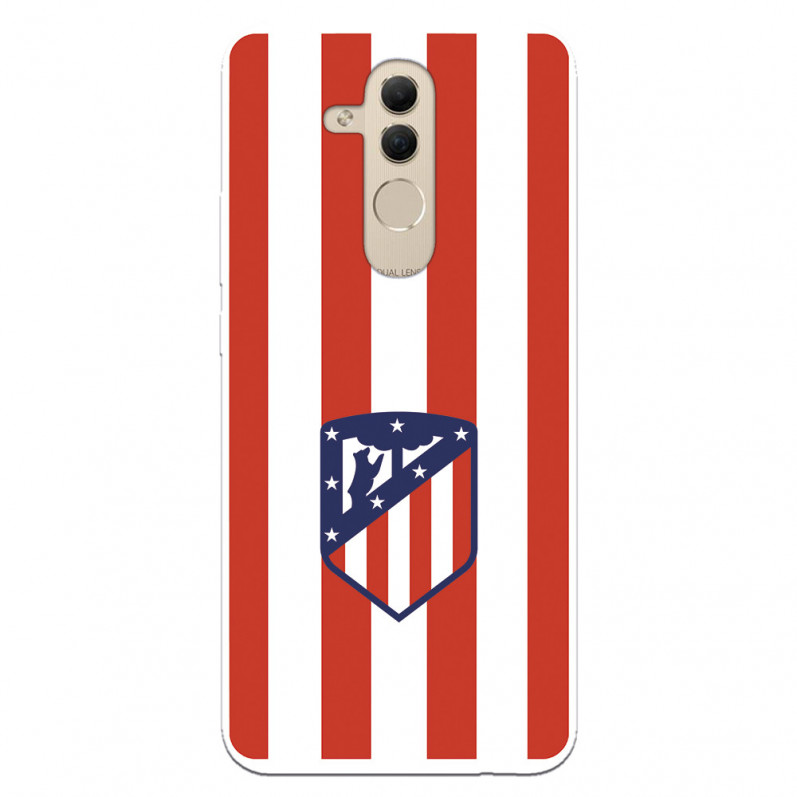 Etui Atlético de Madrid z herbem czerwono-białym do Huawei Mate 20 Lite — oficjalna licencja Atlético de Madrid