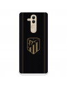 Atlético de Madrid Etui Huawei Mate 20 Lite Gold Crest Czarne tło – Oficjalna licencja Atlético de Madrid