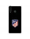 Etui Huawei P30 Lite z herbem Atlético de Madrid, czarne tło — oficjalna licencja Atlético de Madrid