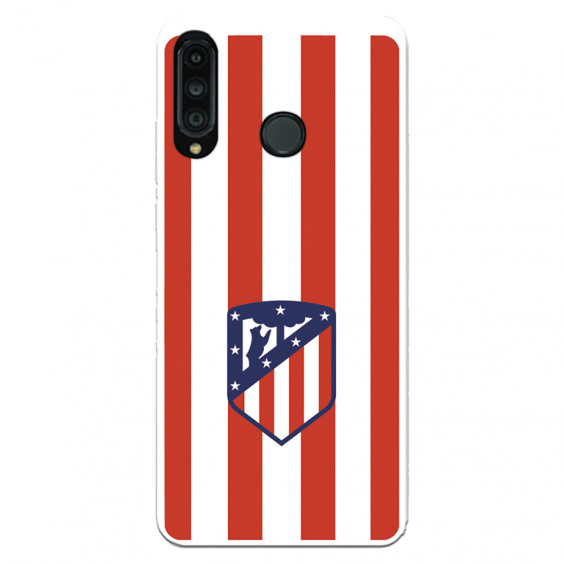 Etui Huawei P30 Lite Atlético de Madrid czerwono-białe godło — oficjalna licencja Atlético de Madrid