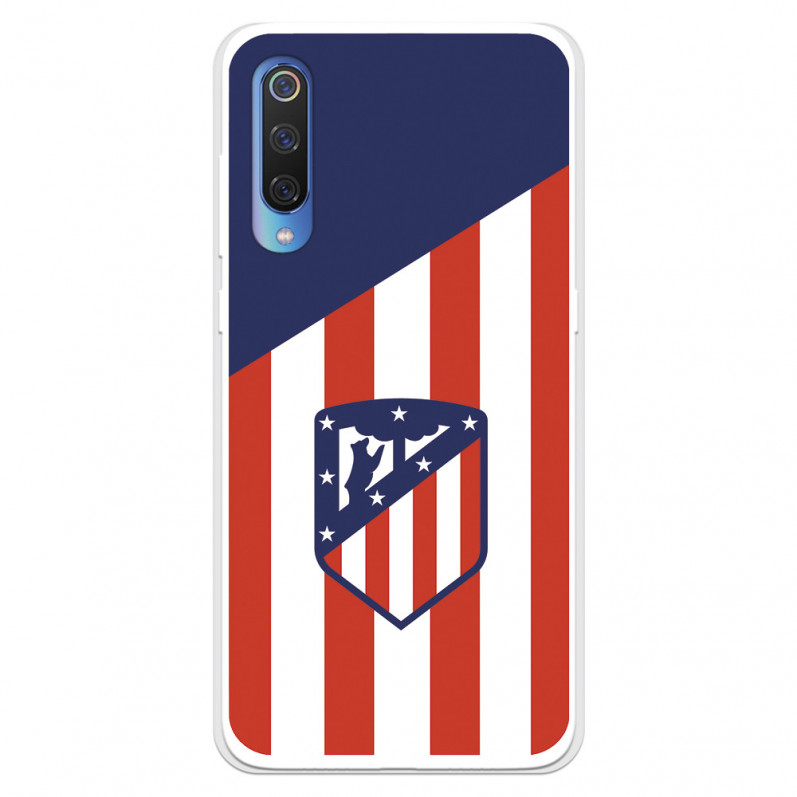 Etui Atlético de Madrid na Xiaomi Mi 9 Tło herbu Atlético de Madrid — oficjalna licencja Atlético de Madrid