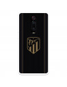 Etui Atlético de Madrid do Xiaomi Mi 9T Gold Crest czarne tło – oficjalna licencja Atlético de Madrid