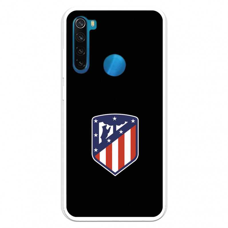 Etui Atlético de Madrid Crest do Xiaomi Redmi Note 8 czarne tło – oficjalna licencja Atlético de Madrid