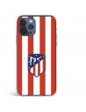 Etui Atlético de Madrid z czerwono-białym herbem na iPhone 12 — oficjalna licencja Atlético de Madrid