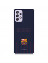 FC Barcelona Barsa Niebieskie tło Etui Samsung Galaxy A72 5G - Oficjalna licencja FC Barcelona