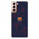 Etui FC Barcelona „Mes que un Club” Samsung Galaxy S21 — oficjalna licencja FC Barcelona