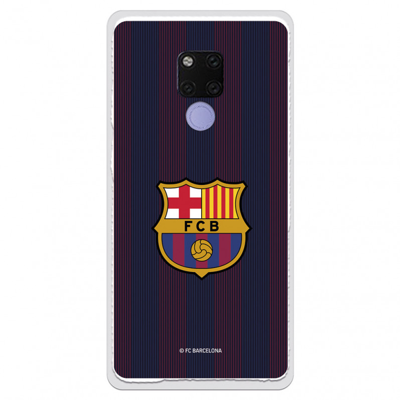 Etui FC Barcelona Huawei Mate 20 X Blaugrana Lines — oficjalna licencja FC Barcelona