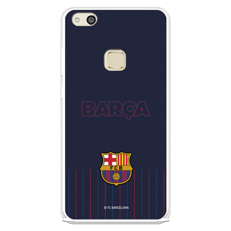 Etui FC Barcelona do telefonu Huawei P10 Lite Barsa Niebieskie tło — oficjalna licencja FC Barcelona