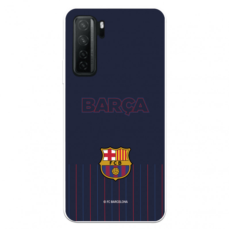 Etui FC Barcelona do Huawei P40 Lite 5G Barsa Niebieskie tło - Oficjalna licencja FC Barcelona