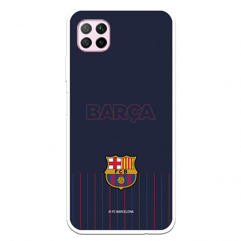 Etui FC Barcelona do telefonu Huawei P40 Lite Barsa Niebieskie tło — oficjalna licencja FC Barcelona