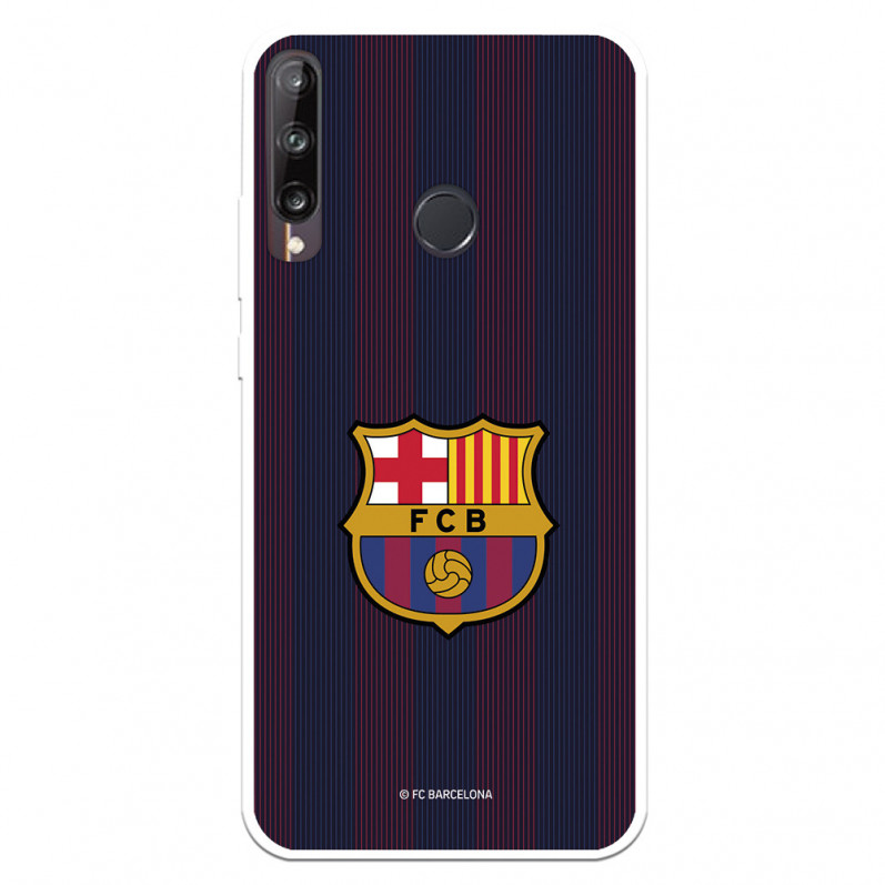 Etui FC Barcelona Huawei P40 Lite E Blaugrana Lines — oficjalna licencja FC Barcelona