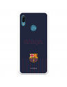 Etui FC Barcelona do Huawei Y6 2019 Barsa niebieskie tło — oficjalna licencja FC Barcelona