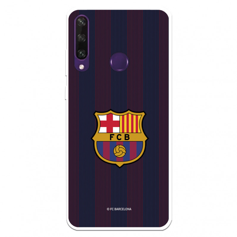 Futerał FC Barcelona Huawei Y6p Blaugrana Lines — oficjalna licencja FC Barcelona