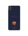 Etui FC Barcelona iPhone XS Max Barsa Niebieskie tło - Oficjalna licencja FC Barcelona