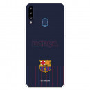 FC Barcelona Barsa Niebieskie tło Etui Samsung Galaxy A20S - Oficjalna licencja FC Barcelona