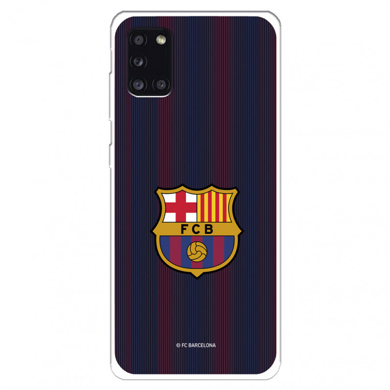 Etui FC Barcelona Samsung Galaxy A31 Blaugrana Lines — oficjalna licencja FC Barcelona