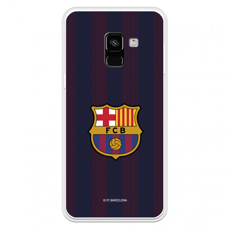 Etui FC Barcelona Samsung Galaxy A8 2018 Blaugrana Lines — oficjalna licencja FC Barcelona