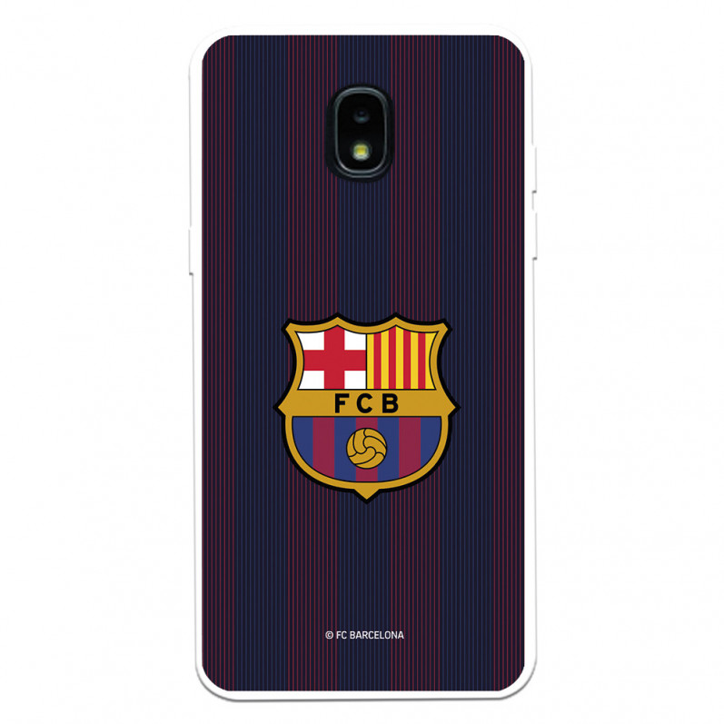 Etui FC Barcelona Samsung Galaxy J3 Blaugrana Lines — oficjalna licencja FC Barcelona