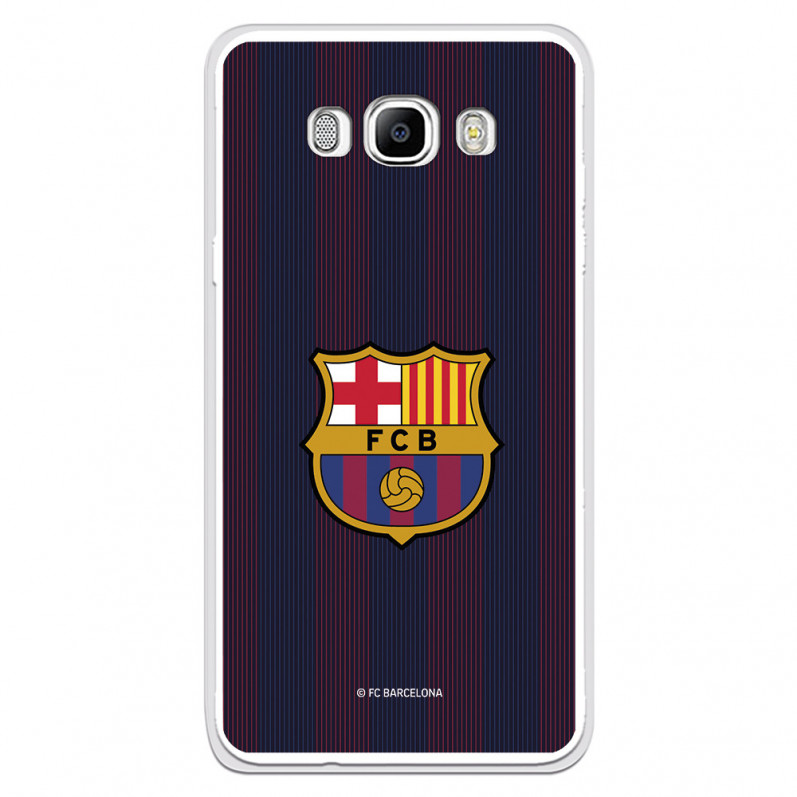 Etui FC Barcelona Samsung Galaxy J7 2016 Blaugrana Lines - Oficjalna licencja FC Barcelona