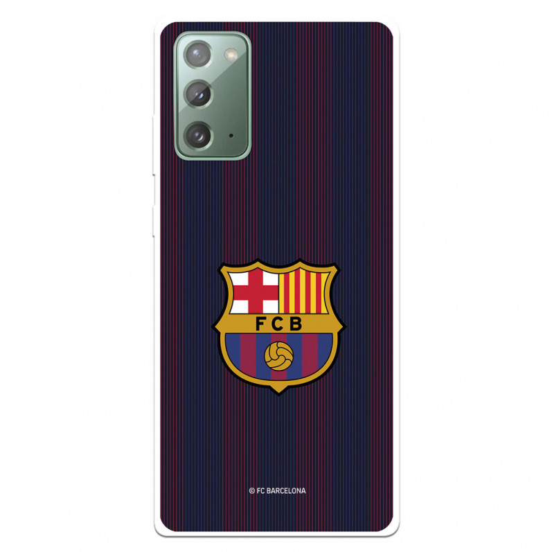 Etui FC Barcelona Samsung Galaxy Note20 Blaugrana Lines — oficjalna licencja FC Barcelona