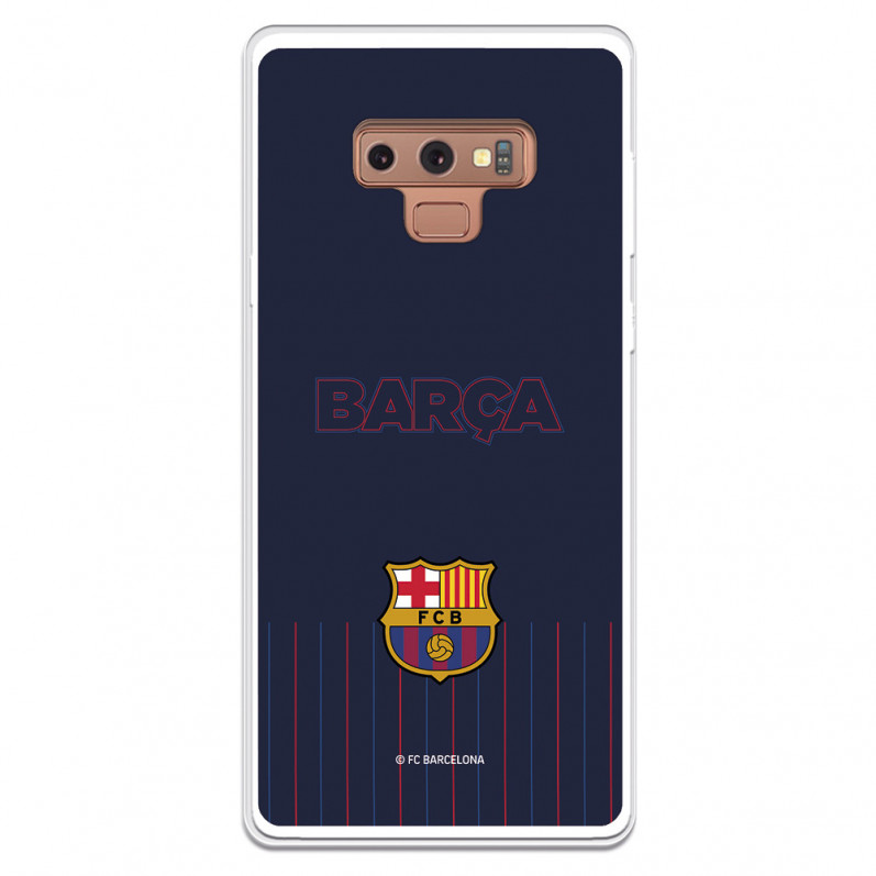 FC Barcelona Barsa Niebieskie tło Samsung Galaxy Note9 - Oficjalna licencja FC Barcelona