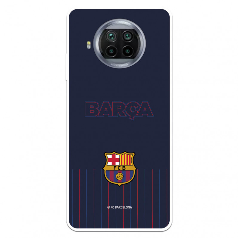 Etui do Xiaomi Mi 10T Lite FC Barcelona Barsa Niebieskie tło - Oficjalna licencja FC Barcelona