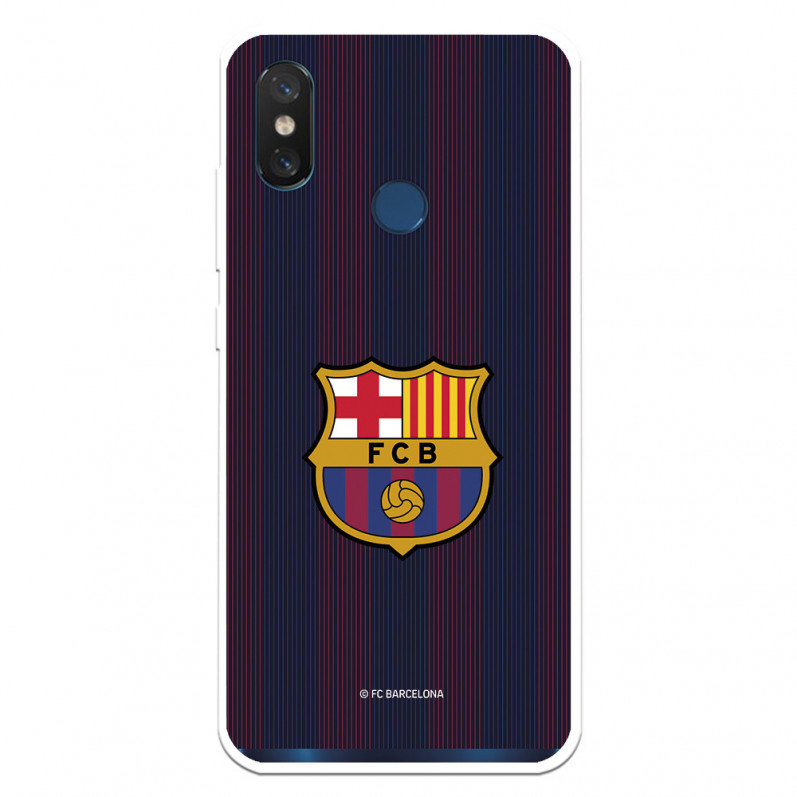 Futerał FC Barcelona Xiaomi Mi 8 Blaugrana Lines — oficjalna licencja FC Barcelona