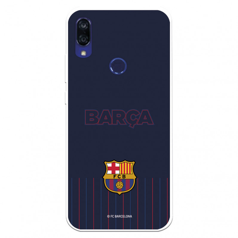 Etui FC Barcelona Barsa do Xiaomi Redmi 7 Niebieskie tło - Oficjalna licencja FC Barcelona