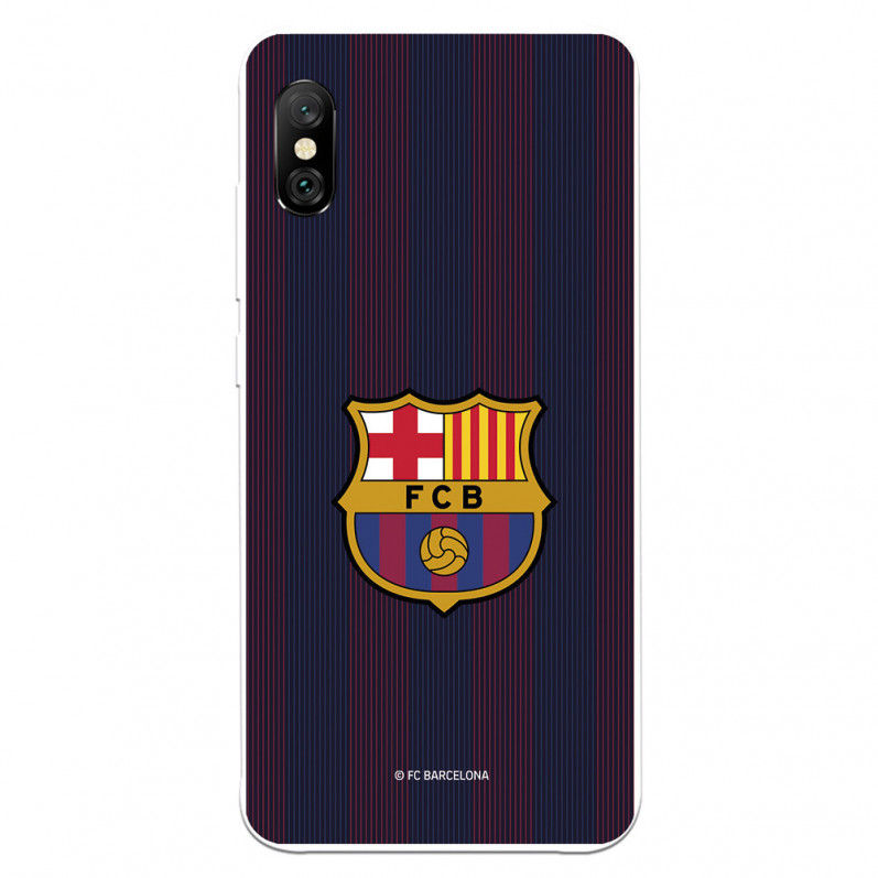 FC Barcelona Xiaomi Redmi Note 6 Etui Blaugrana Lines - Oficjalna licencja FC Barcelona