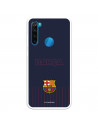 Etui FC Barcelona do Xiaomi Redmi Note 8 Barsa Niebieskie tło - Oficjalna licencja FC Barcelona