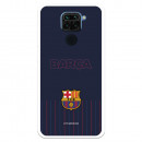 Etui FC Barcelona do Xiaomi Redmi Note 9 Barsa Niebieskie tło - Oficjalna licencja FC Barcelona